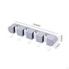 Garden Tool Organizer, Mop and Broom Storage Rack, Hanger for Kitchen Garage Organizer