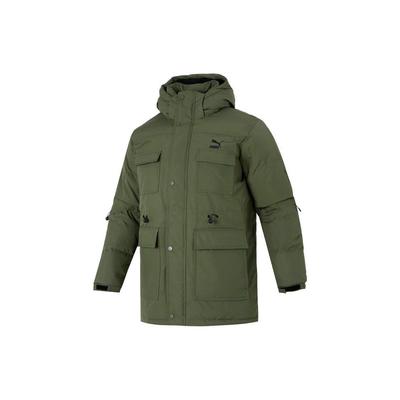 Puma Casual Outdoor Warm-up Jacket Unisex Jackets Military-Green 539760-95