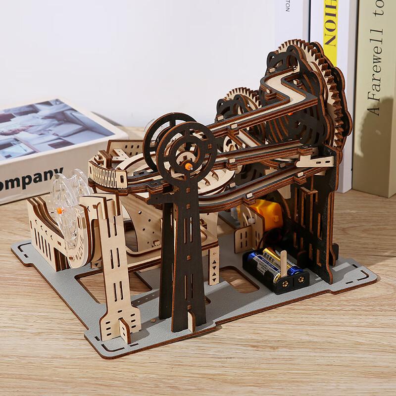 Chengchen Creation Camp Hand-Cranked 3D Mechanical Marble Run Puzzle