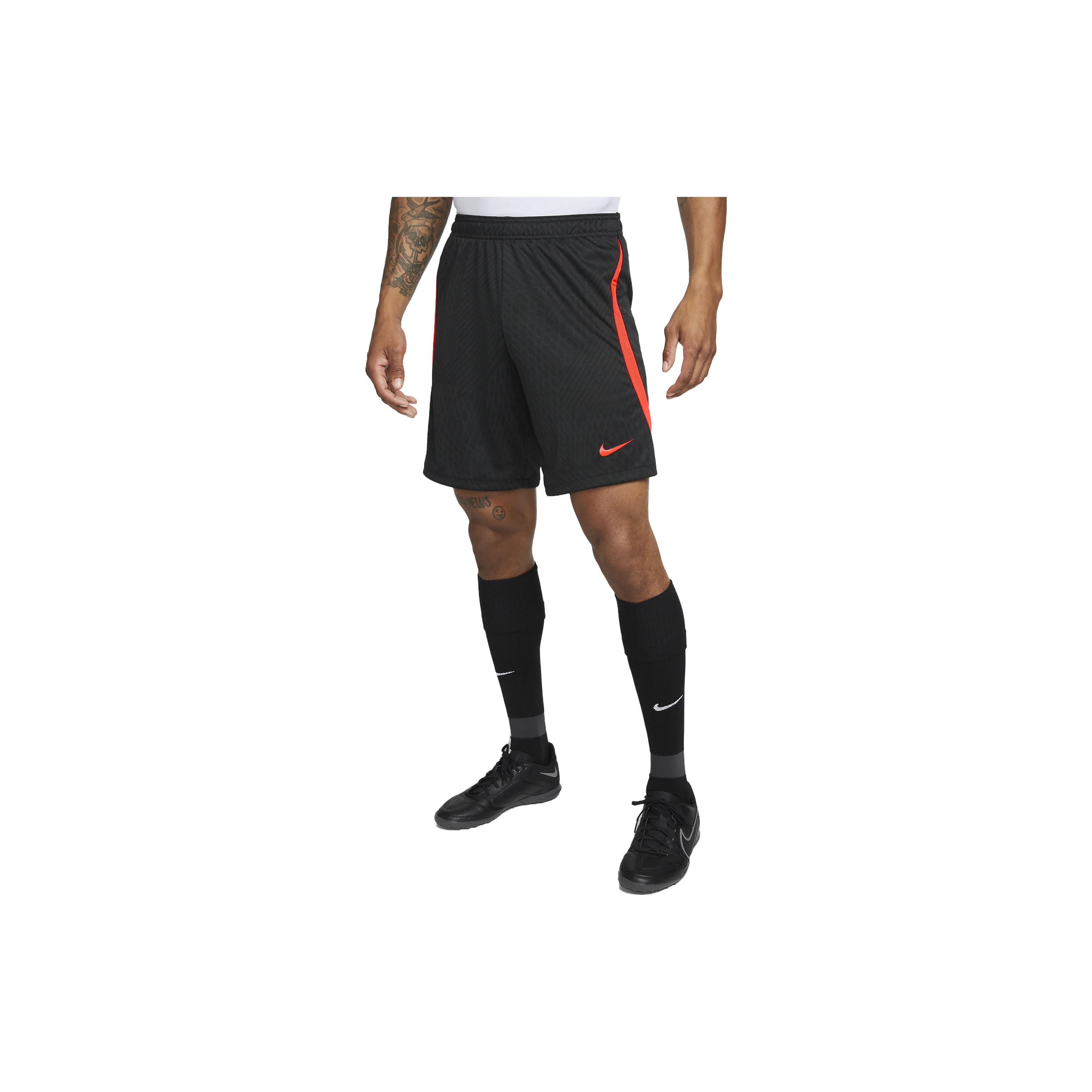 

Nike Dri-FIT Strike Color Block Logo Elastic Waist Straight Leg Casual Shorts Men shorts Black DV9276-014 XL