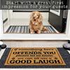 We can all Use A Good Laught Door Mats Funny Rubber Outdoor Entrance Welcome Floor Mat Non Slip Porch Bring a Laugh to Entryway