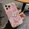 Pink Lace Butterfly Design Clear Phone Case For iPhone 17 16 15 14 Pro Max 13 12 11 XS X XR 7 8 Plus 16e 17 Air Soft TPU Cover