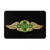 Morgan Motor Car Company Felpudo Antideslizante Alfombrilla Alfombra para Entrada de Cocina Dormitorio del Hogar Esterillas para Pies