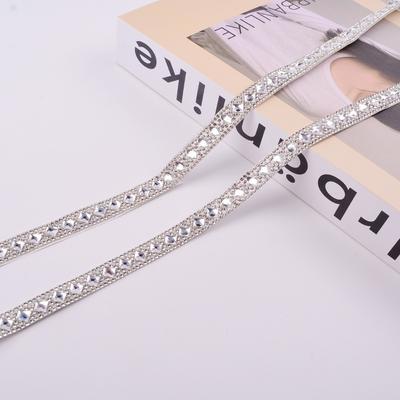 Samoprzylepna taśma z kryształkami rhinestone Samoprzylepny pasek kryształowy Biały kryształ DIY Kryształki rhinestone Taśma z kryształkami Dekoracja butów torby