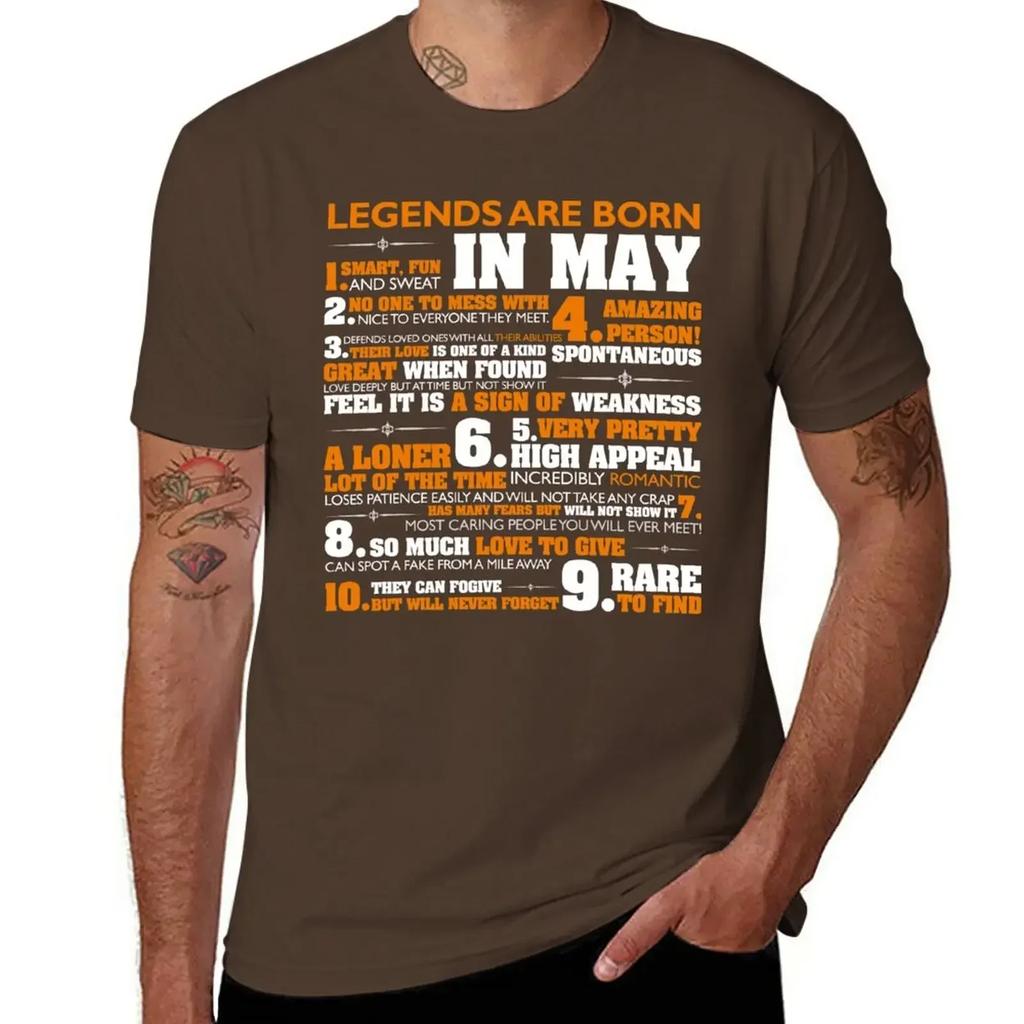 Legends Are Born In May T Shirt Cancer Pride Birthday Gift Tshirt Blouse Blacks Unisexs Tshirts