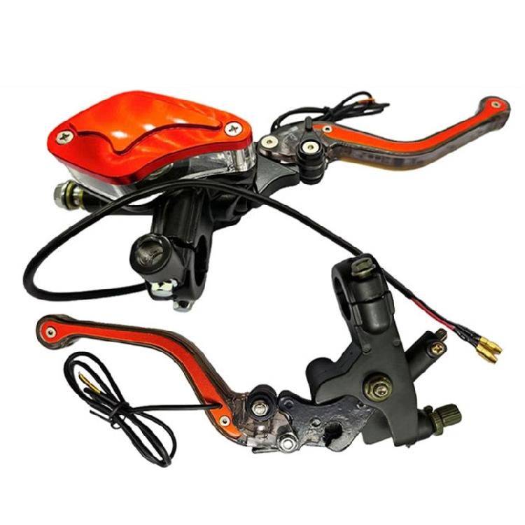 Universal Motorcycle Brake Clutch Lever Hydraulic Main Cylinder with High Light LED Designing Motorcycle Accessories