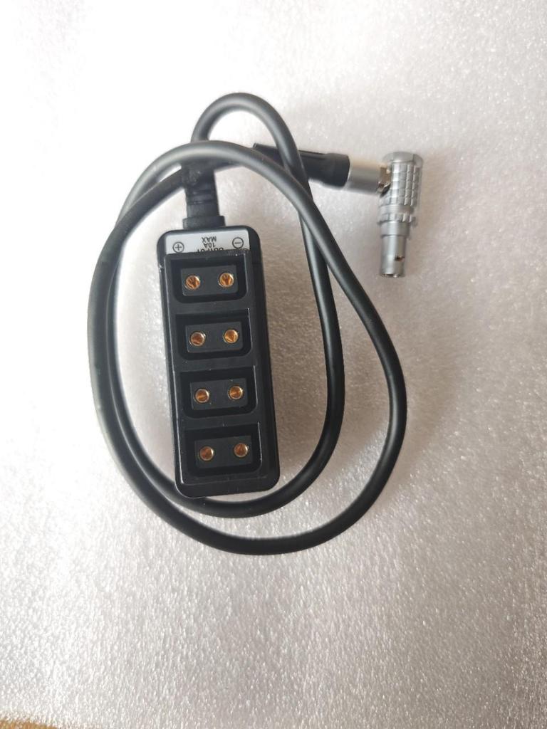 ARRI Camera 2-Pin Angled Power Supply 4x D-Tap Distributor Cable