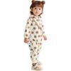 Balabala Baby Hooded Fleece Romper