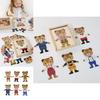 Wooden 3d Puzzle Toy For Kids With Fine Motor Skills Development And Matching Game