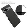 For Google Pixel 7a Non-slip Slim Smartphone Case Solid Color Anti-scratch Hard PC+Cloth Phone Cover