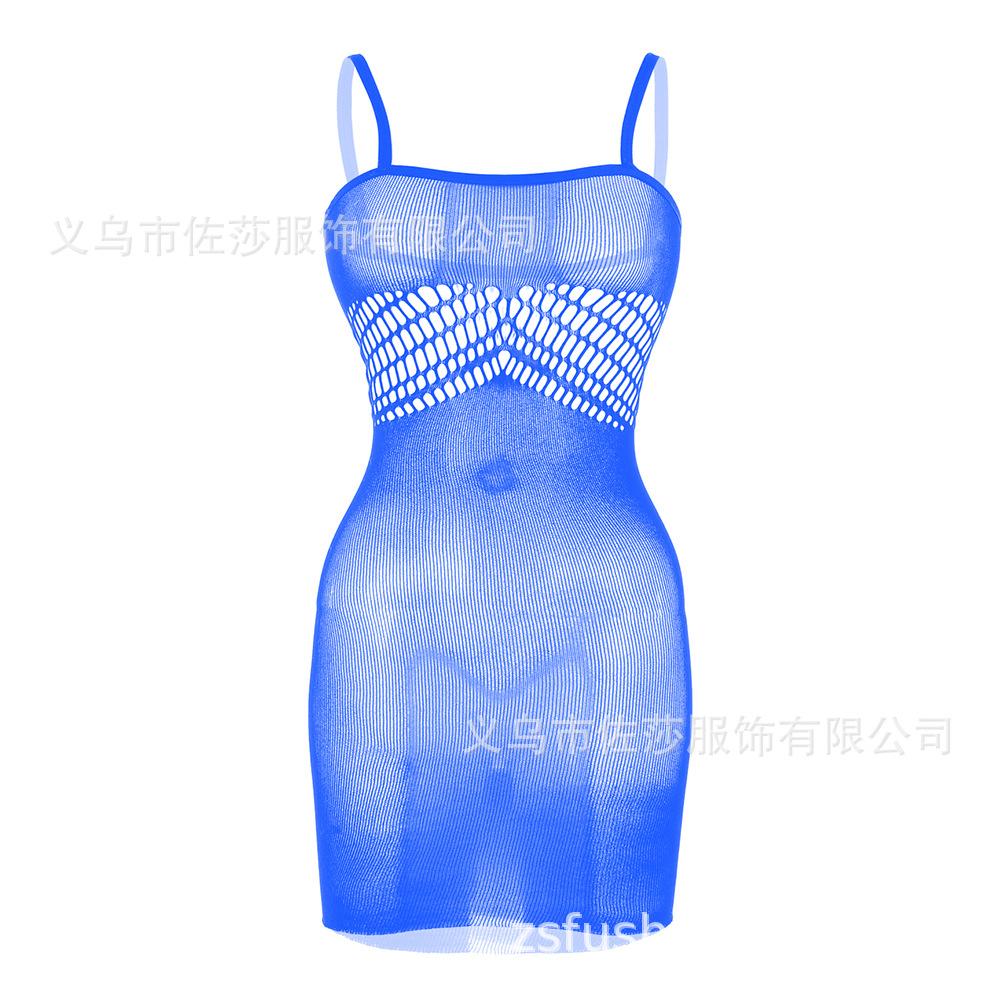 Sex Underwear Sexy Mesh Suspender Socks Transparent Hollow Tights Mesh One-piece Open Gear Suspender Hip Skirt