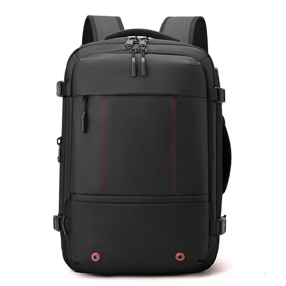 Vacuum Compression Mens Backpack Expandable Large Capacity Multi Functional Laptop Bag Short Trip Travel Hiking Pack