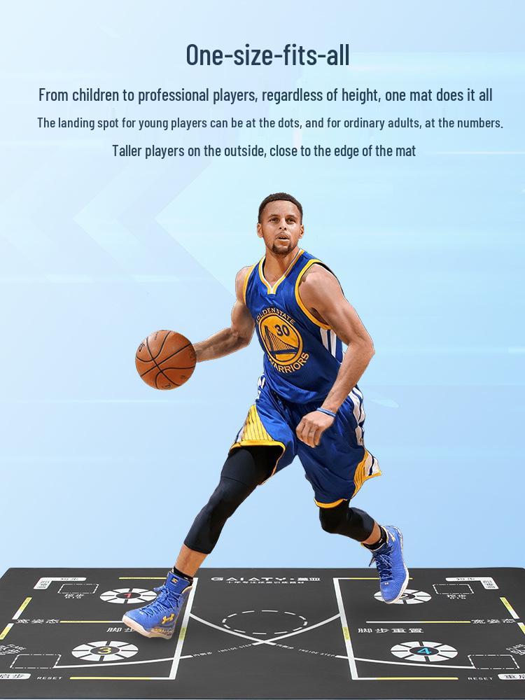 Anti-slip Outdoor Basketball Dribbling & Footwork Training Mat