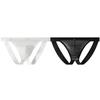 Men's Underwear Transparent Mesh Fun Thong Men's Solid Color Thong Underwear