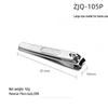 Zhang Xiaoquan Arc-Shaped Stainless Steel Nail Clippers with Foot File, Single Pack for Home Use.