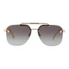 Versace Brand LOGO Design Metal Pilot Style Sunglasses Women's Gold 55942754 100322520719500-gold 60
