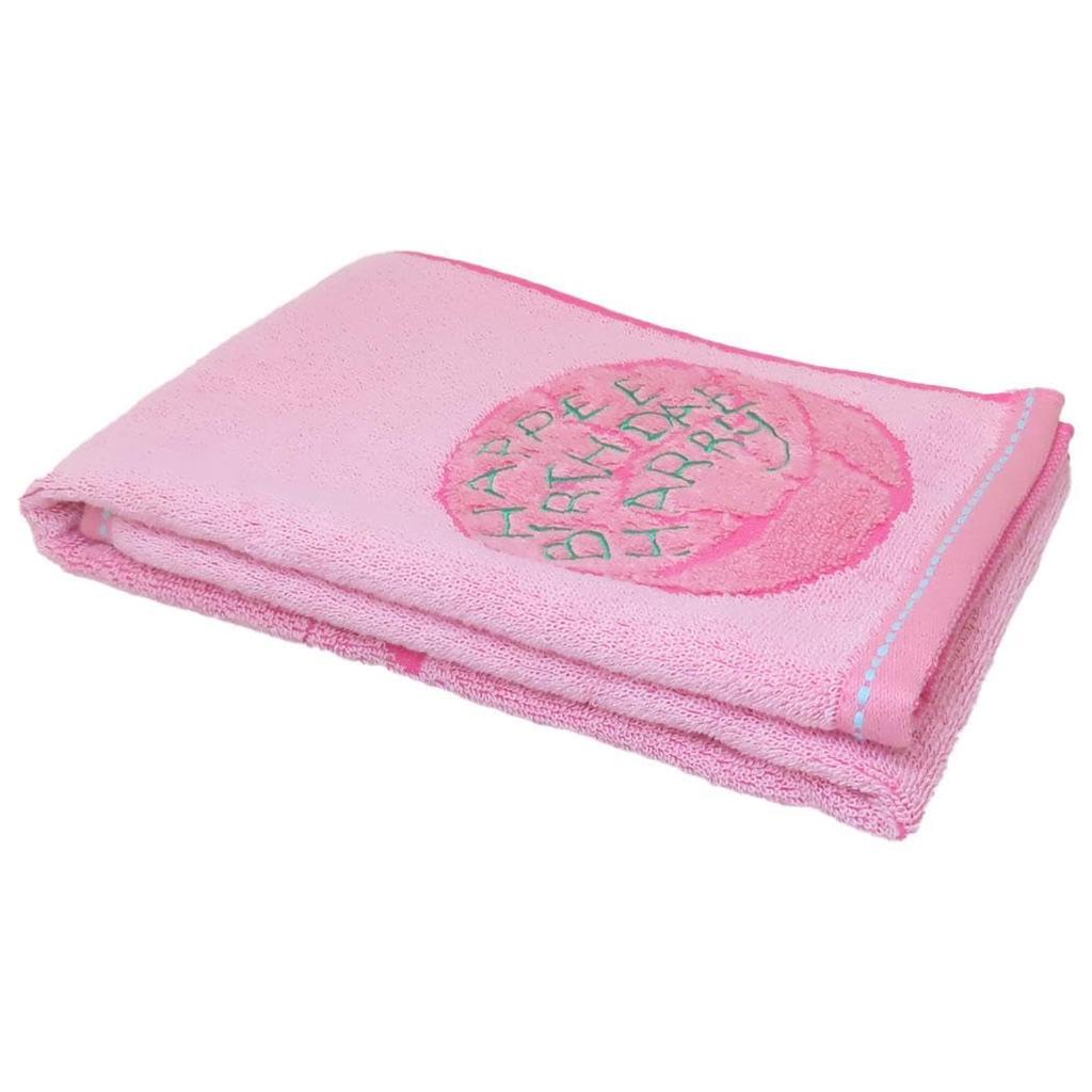 Marushin Harry Potter Face First 34 x WW Harry Potter Withering World Universal Studios Face Bath Long 4105065200 Towel, Gift, Approx. 80cm, Hogwarts,