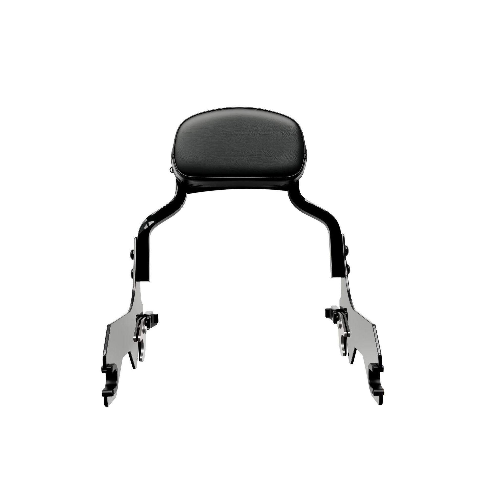 

Harley Softail Streetfighter Backrest with Quick Release Screws (18-26) Green Stitch Backrest Cushion