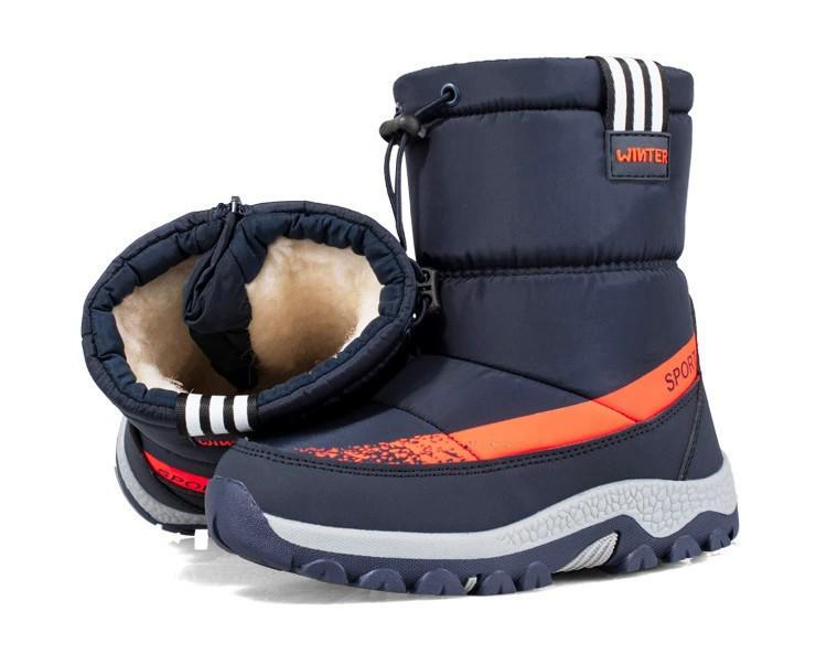 2025 Children's Anti-slip Warm Cotton Snow Boots - Mid-calf, Thickened for Winter