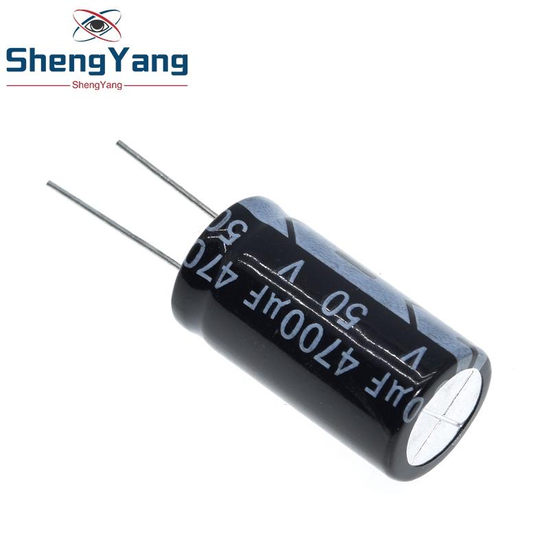 TZT 2/5PCS 50v4700uf 4700uf50v 18*35 50v 4700uf 18x35 Electro Electrolytic capacitor