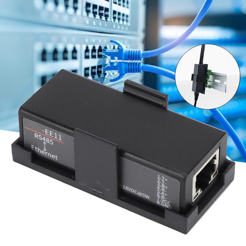 HF7121 Serial Server RS485 to Ethernet DTU Short Message Communication Module 5?36VDC