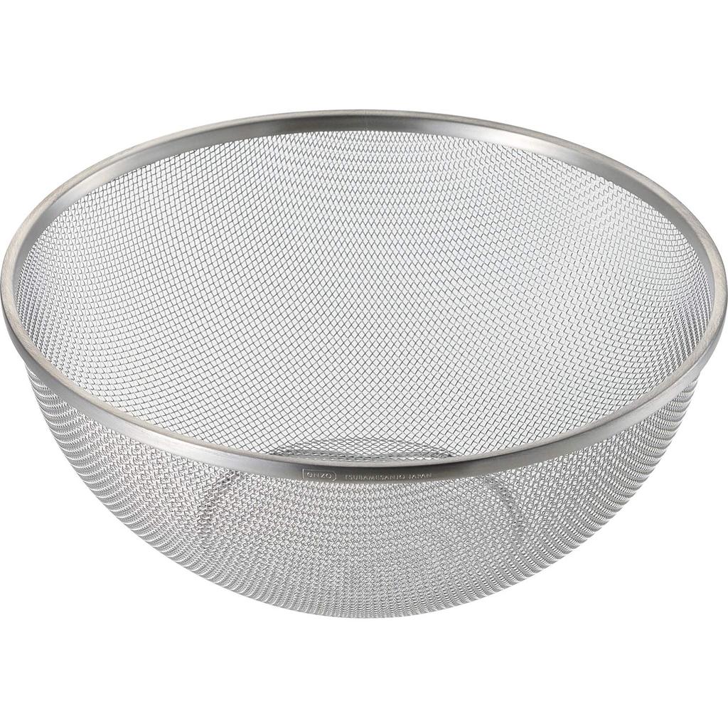 Wahei Freiz enzo (Enzo) Made in Tsubame-Sanjo Stainless Steel Strainer, 24cm, Made in Japan, en-003