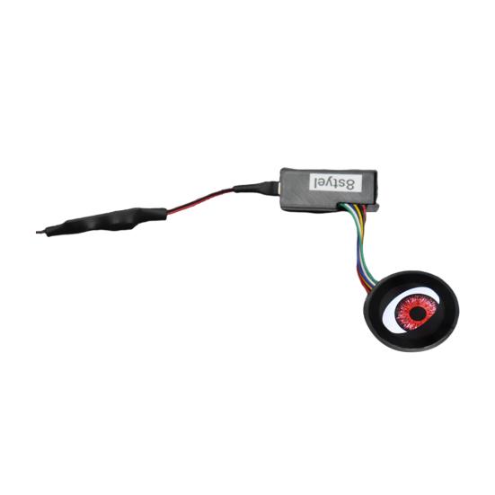 

1/2 шт. универсальные модифицированные автомобильные светодиодные фары простая установка 12 В входное напряжение динамические многорежимные Devil Eye B