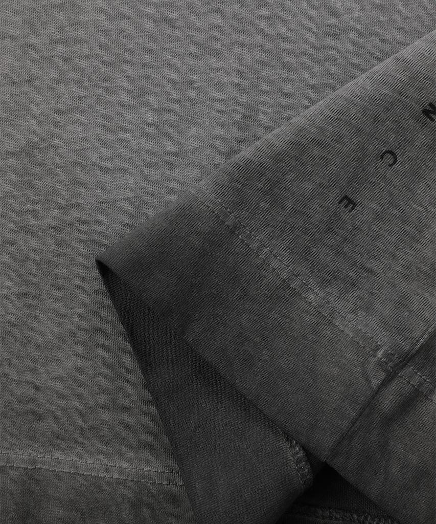 PANICALE Grey Garment Dye Cotton Florence T-Shirt