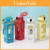 Outdoor Sports Water Bottle, Square Shape, Portable With Handle And Straw, 700ml