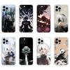 Game N-NieR Automata 2B Phone Case For iPhone 17,16,15,14,13,12,11 X,Plus,Pro,Max,XR,Plus,E,Mini Transparent Soft Cover