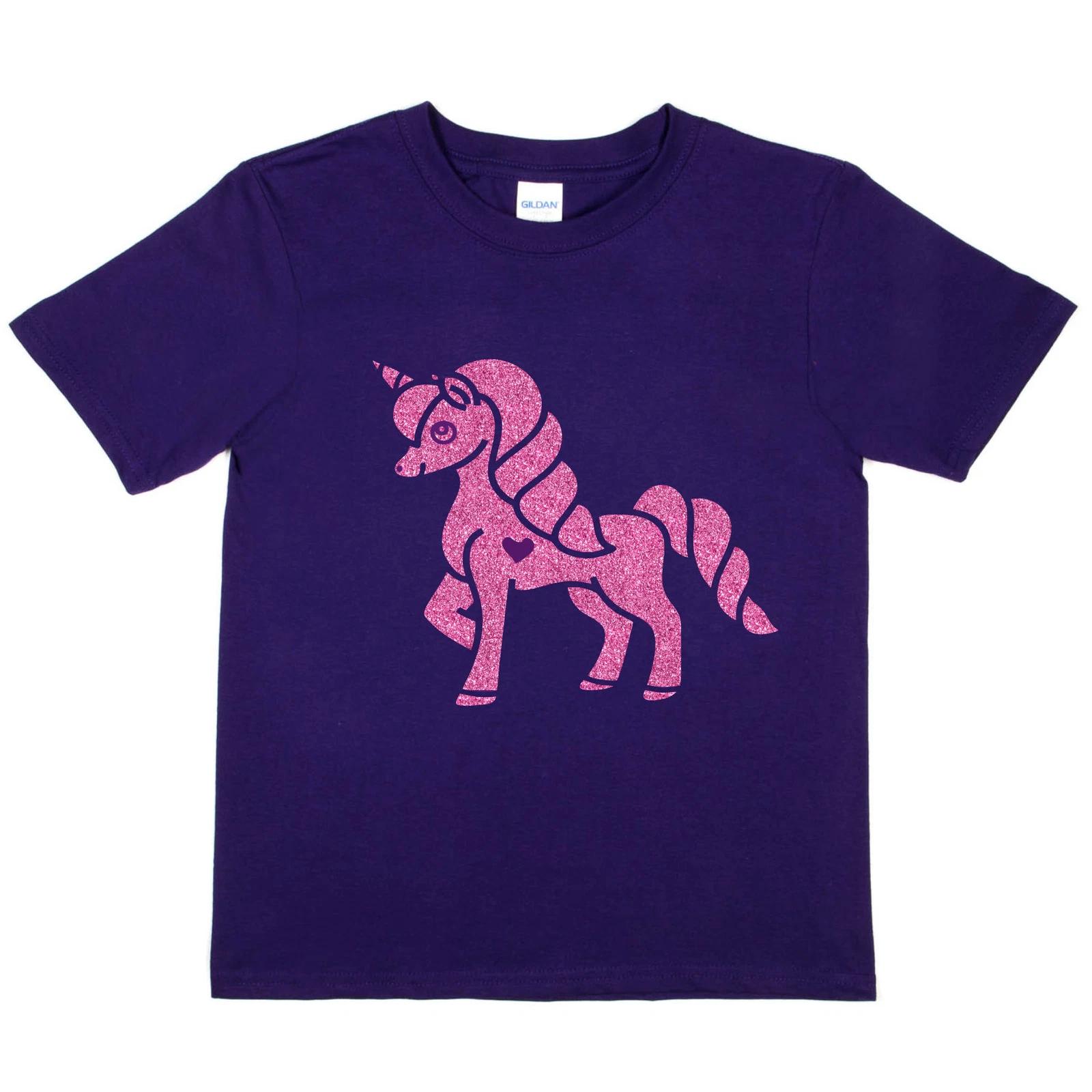 Birthday Girls T-shirt Unicorn Fantasy Funny Birthday Present Gift M