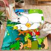 Tappeti Antiscivolo a Tema Avventura della Famiglia Moomin - Arredamento per la Casa in Poliestere, Adatti per Camere da Letto, Soggiorni, Ingressi, Studi e Decorazioni