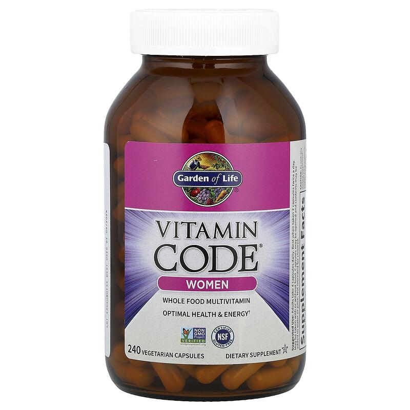 Vitamin Code®, Whole Food Multivitamin, Women, 240 Vegetarian Capsules