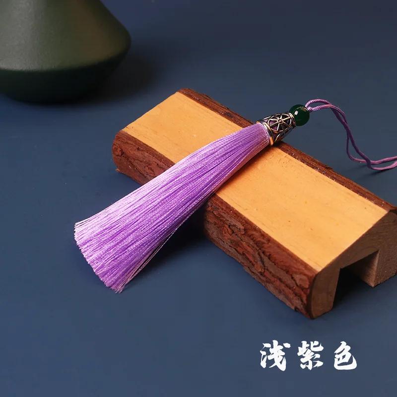 5pcs/Pack 10cm Multicolor Cotton Silk Tassel Cords Brush for Earrings Charm Pendant Tassel Fringe DIY Jewelry Making
