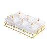 Divided Snack Serving Bowls Fruit Snacks Serving Platter Creative Food Storage Box,Dried Fruit Tray for Candy Cookies Snacks