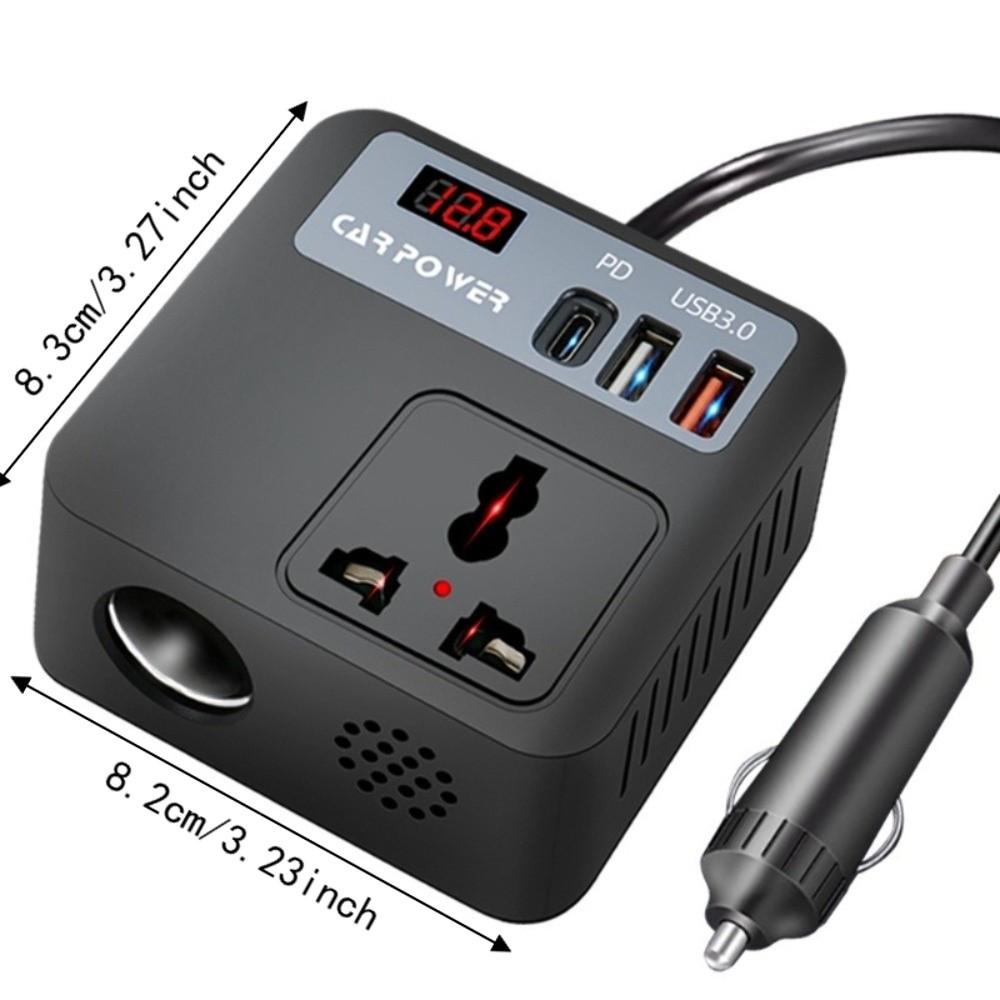 24V Car Power Inverter 150W Car Converter Adapter Multi-Function Power Inverter  Car