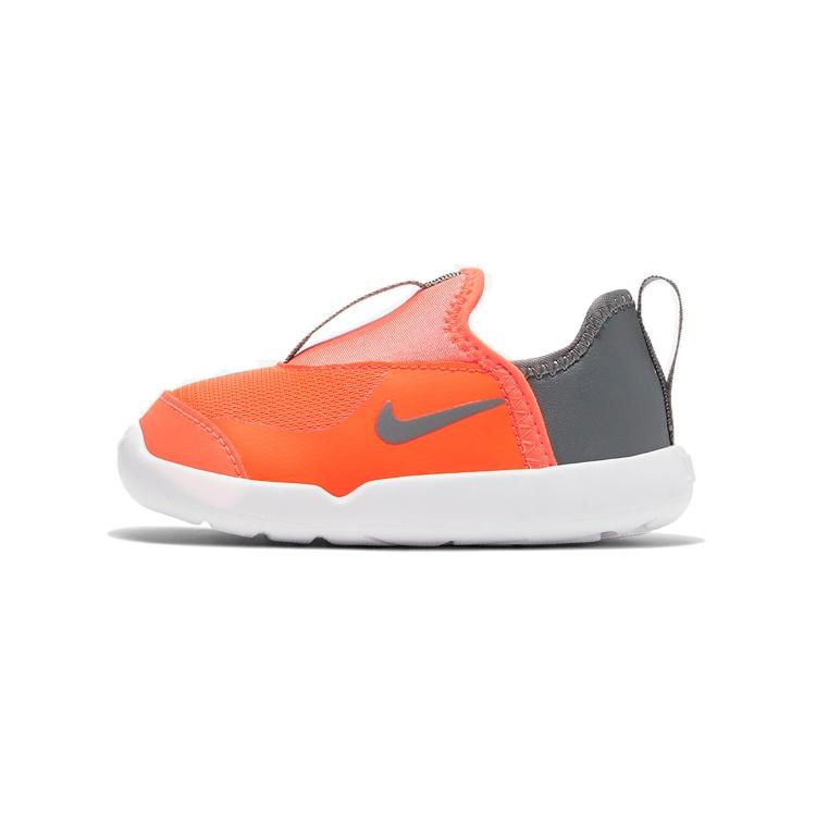 (TD) Nike Lil  Swoosh Grey/Orange Baby AQ3113-800 EU 21