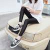 New Autumn/Winter Elastic Glossy Nylon Slim Fit 7/9-Point Flat Foot and Pedal Leggings
