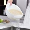 Hot Food Grade Plastic Rice Strainer Vegetable Washing Basket Fruit Vegetable Washing Drain Basket Kitchen Multi-purpose Storage