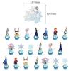 Frozen Birthday Decorations Party Set for Kids and Girls, Disney Characters 7, Princess, Olaf, Cute Blue and White Balloons, Happy Birthday Banner,