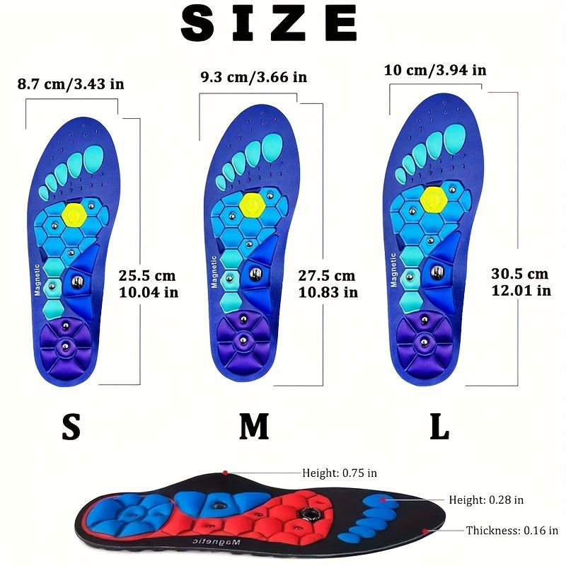 AcupointPressure Massage Insole, Comfortable Support Foot Massage, Flat Foot Insoles, Sweat Absorbing, Breathable, Meridian Unobstructed Insoles