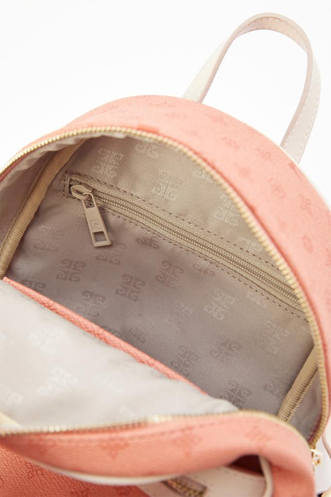 Original Pierre Cardin Coffee Monogram Luxury Backpack Coffee Monogram Women's Backpack