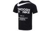 Abbigliamento Sportivo Big Swoosh Corsa Palestra Maglietta in Cotone Nera DZ2882-010