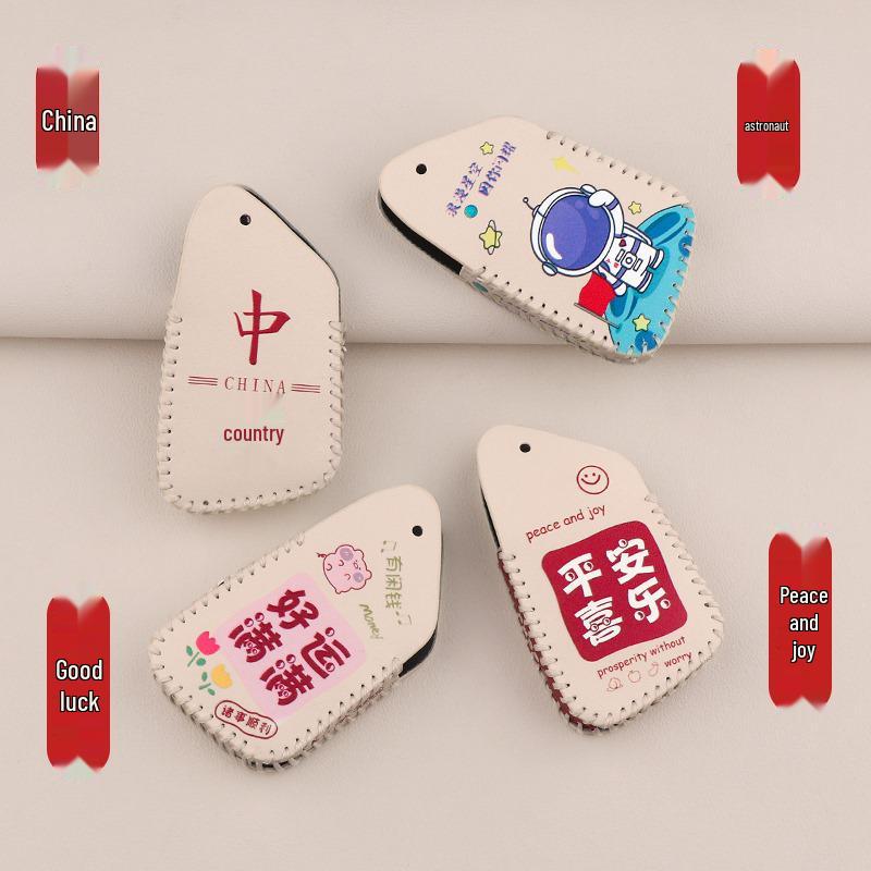 Smart 4-Button Folding Car Key Case with Buckle