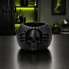 Autumn Desktop Decor Accessories Halloween Skull Pumpkin Pen Holder, Gothic Decorative Pencil Cup, Spooky Desk Organizer for Party Home Unique