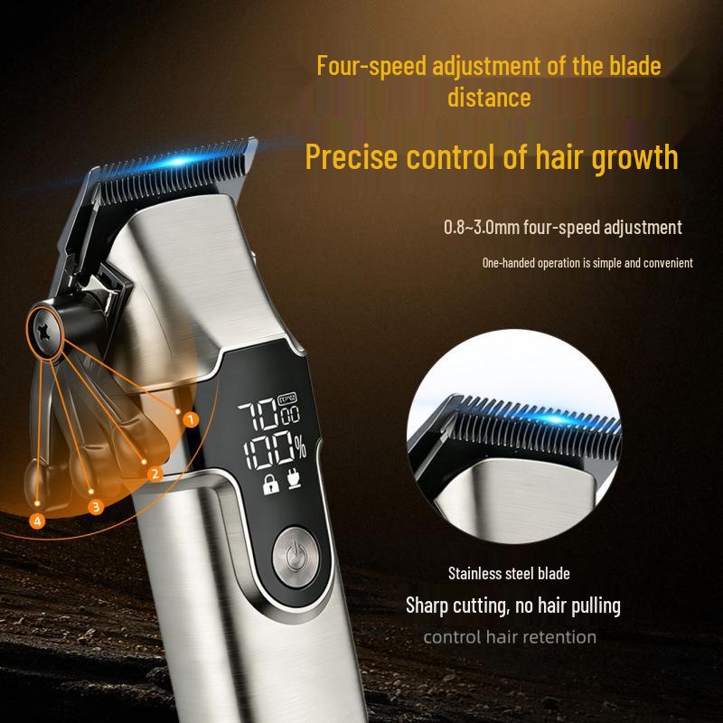 High-Power Electric Hair Clipper & Parent-Child Scissor Set - Professional Salon Trimmer