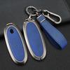 2024 Zinc Alloy+Leather Car Key Case Cover Shell For Dongfeng NAMMI 01New Engery High Level Keychain Protective Accessories
