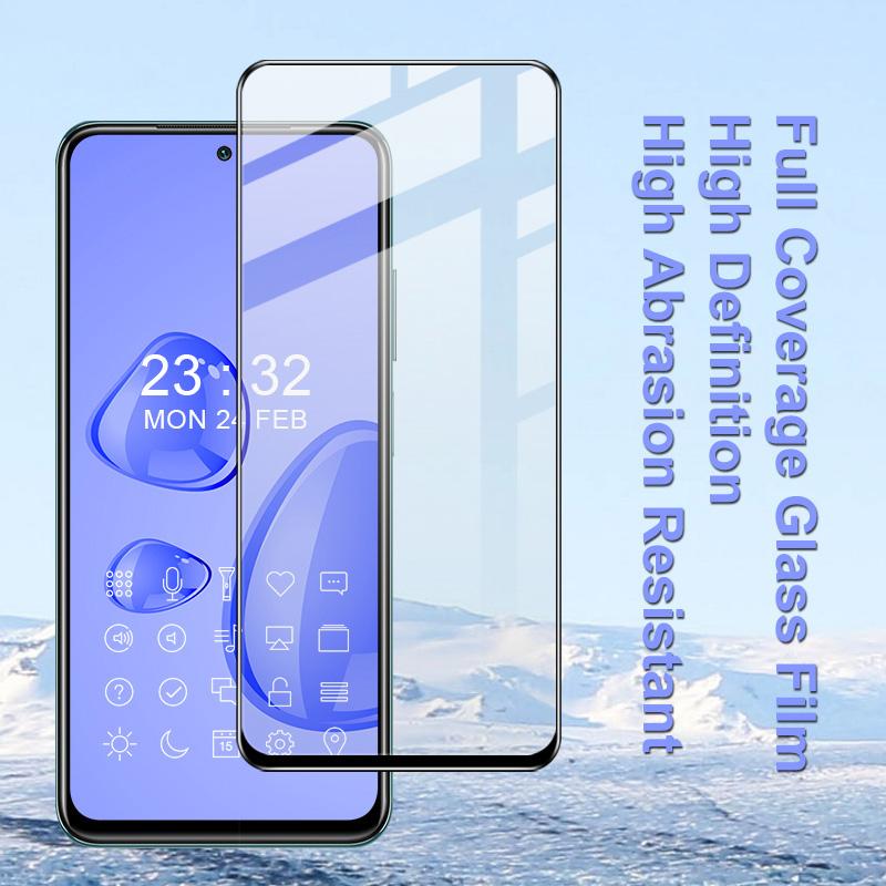 IMAK Pro+ Series Anti-explosion Full Screen Coverage Tempered Glass Screen Protector for Xiaomi Poco M5s 4G/Redmi Note 10 4G 5G/Note 10S 4G