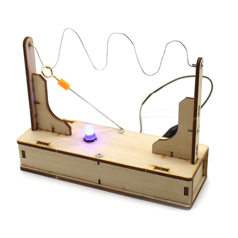 1 Set Physikalische Wissenschaftliche Experimente Stromkreis-Bausatz Kinder Drahtabstand DIY Wissenschaftsspielzeug Kinder Pädagogisches Handbuch Spielzeug
