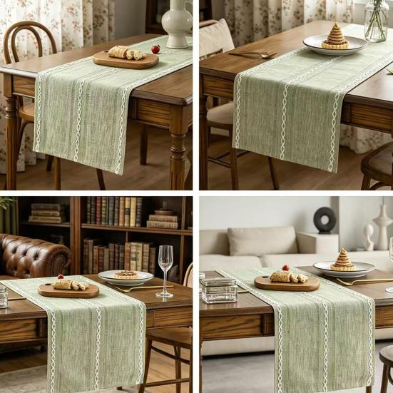 Cotton Linen Table Runner for Dining Table Nordic Minimalist Long Desk Runner